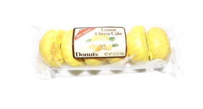 BON APETIT LEMON CHEESE CAKE DONUTS 6CT