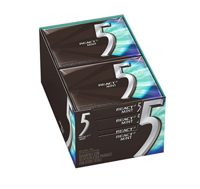 5 GUM REACT MINT 10CT 15STK- 204160