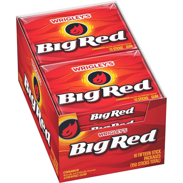 WRIGLEYS BIG RED 10CT/15 STIK - 12/CS - 203995
