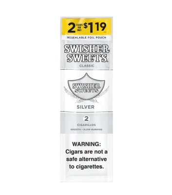 SWISHER SWEET 2/$1.19 30CT/2PK SILVER