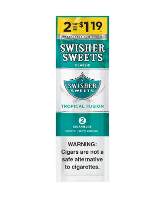 SWISHER SWEET 2/$1.19 30CT/2PK TROPICAL FUSION