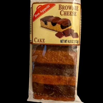 BON APPETIT CHEESE BROWNIE CAKE 4OZ