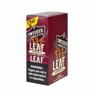 SWISHER SWEET LEAF 10/3PK $2.49 AROMATIC