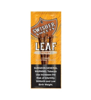 SWISHER SWEET LEAF 10/3PK HONEY