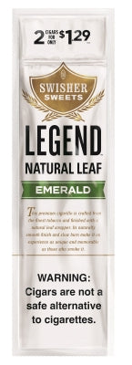 SWISHER SWEET LEGEND 30/2PK 2/$1.29 EMERALD