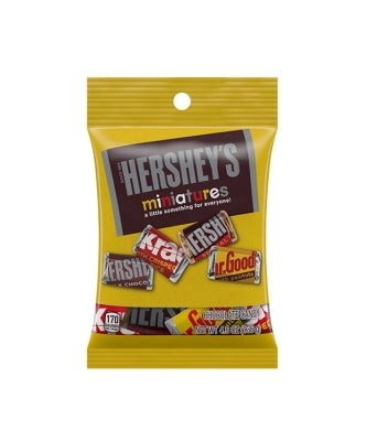 HERSHEY 4.8OZ MINIATURES PEG PK - 205513