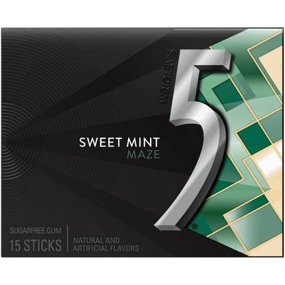 5 GUM SWEET MINT MAZE 10CT/15STICKS