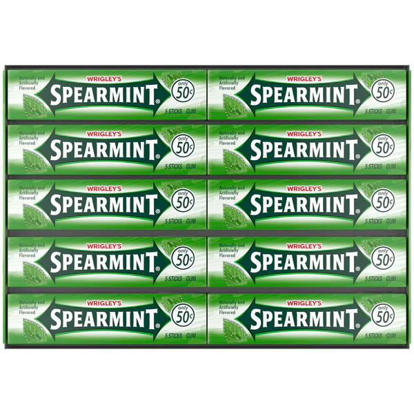 WRIGLEYS SPEARMINT $.50C 40CT