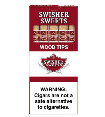 SWISHER SWEET 10/5PK  WOOD TIPS