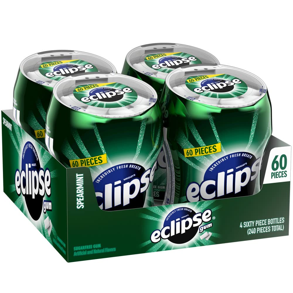 ECLIPSE SPEARMINT BOTTLE 4PK| 60PCS