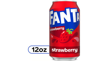FANTA CAN 12Z STRAWBRY 12CT*
