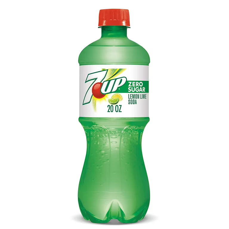 7-UP BOTTLE 20Z 24CT ZERO SUGAR