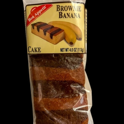 BON APPETIT BANANA BROWNIE CAKE 4OZ
