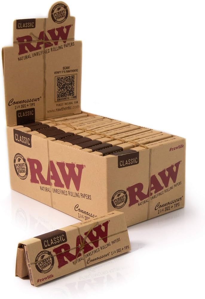RAW CLASSIC CONNOISSEUR PAPERS 1 1/4 24CT