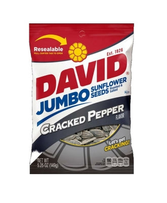 DAVID CRACKED PEPPER JUMBO SUNFLOWER 5.25OZ