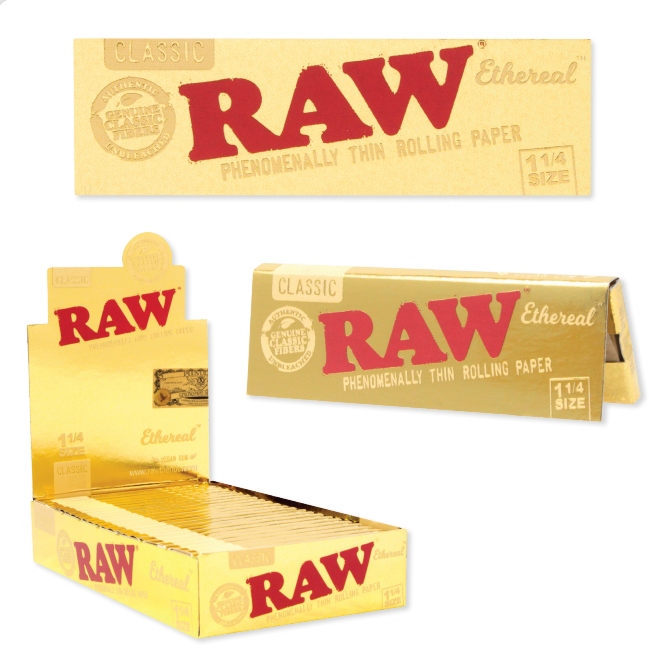 RAW CLASSIC ETHEREAL 1 1/4 PAPERS 24CT