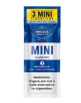 SWISHER SWEET MINI 15/3PK BLUEBERRY