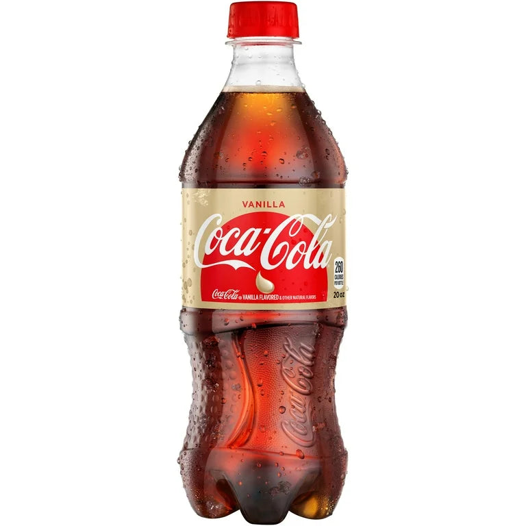 COKE BOTTLE 20Z VANILLA 24CT* - 665037