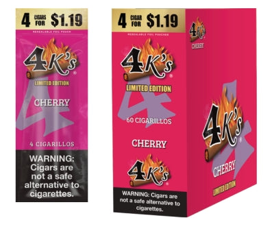 4KINGS 15/4PK $1.19 CHERRY LTD