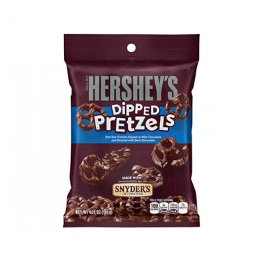 HERSHEY'S DIPPED PRETZELS 4.25OZ