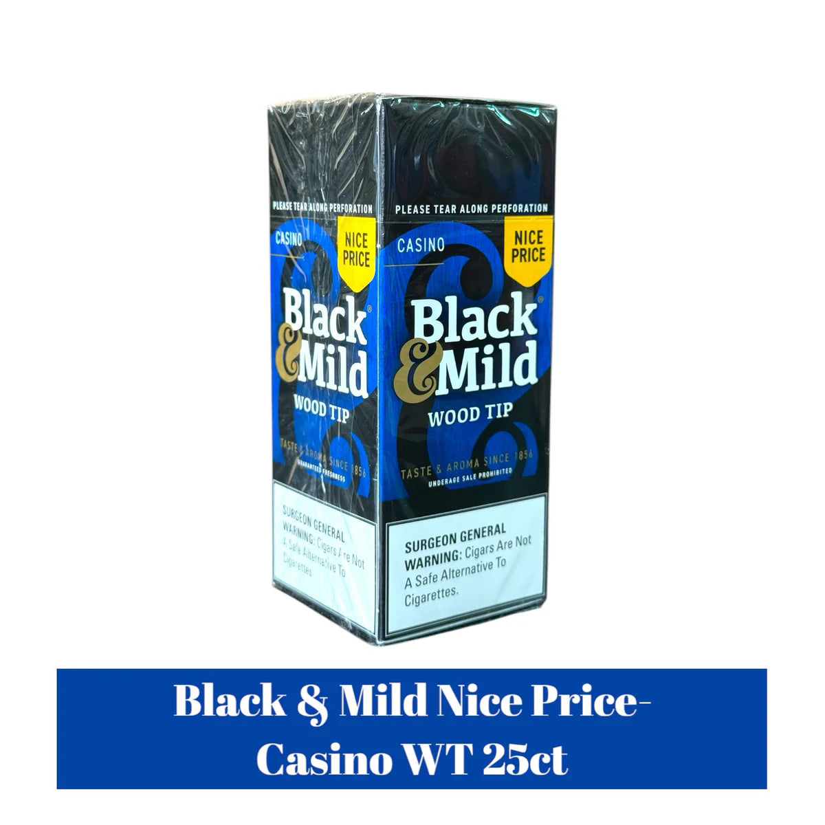 BLK&MLD CASINO PT NICE PRICE 25CT