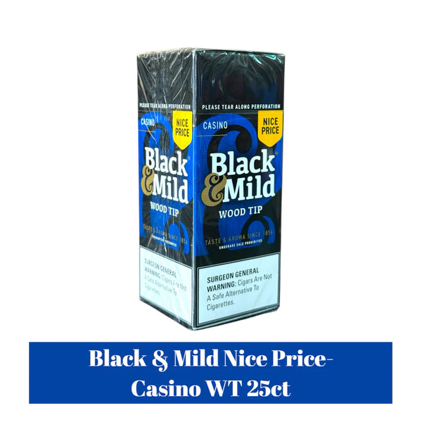 BLK&MLD CASINO PT NICE PRICE 25CT