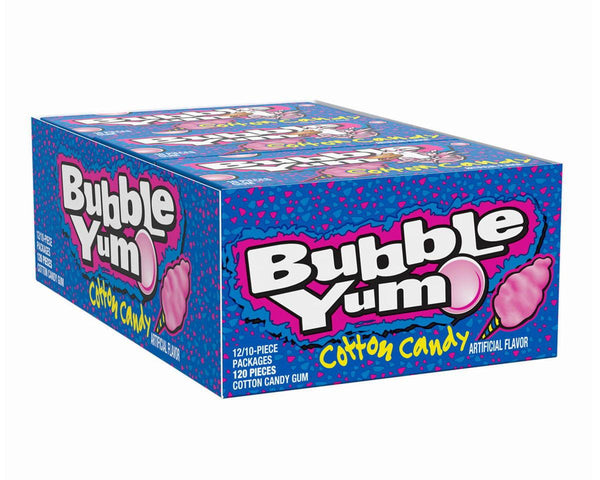 BUBBLE YUM COTTON CANDY 12CT