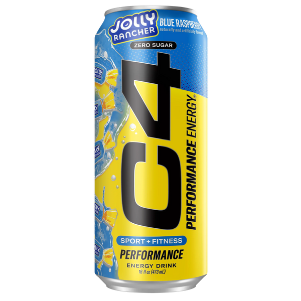C4 HIGH PERFORMANCE 16OZ|12CT JOLLY RANCHER BLUE RASP