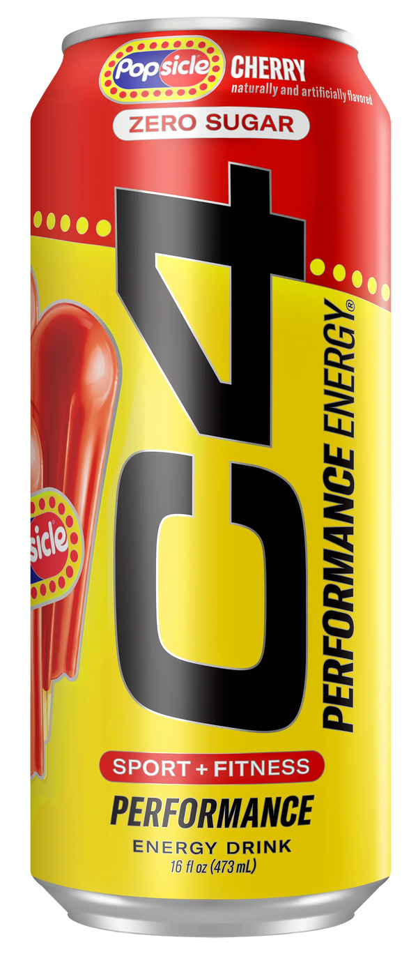 C4 HIGH PERFORMANCE 16OZ|12CT CHERRY POPSICLE