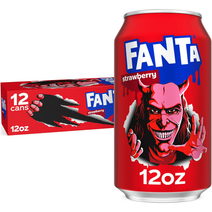 FANTA CAN 12Z STRAWBRY 12CT* - 664602
