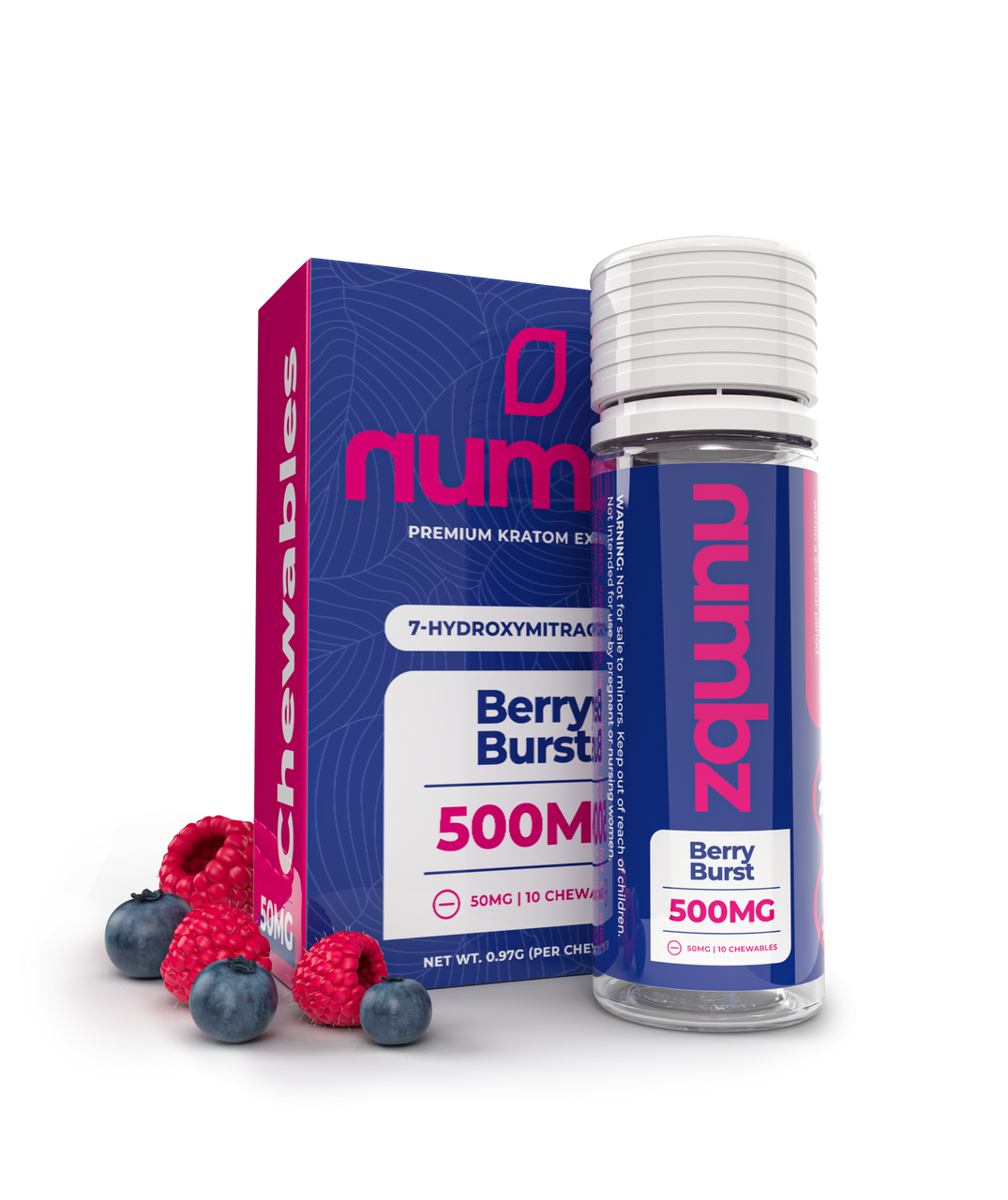 NUMBZ 10/500MG 1CT BERRY BURST