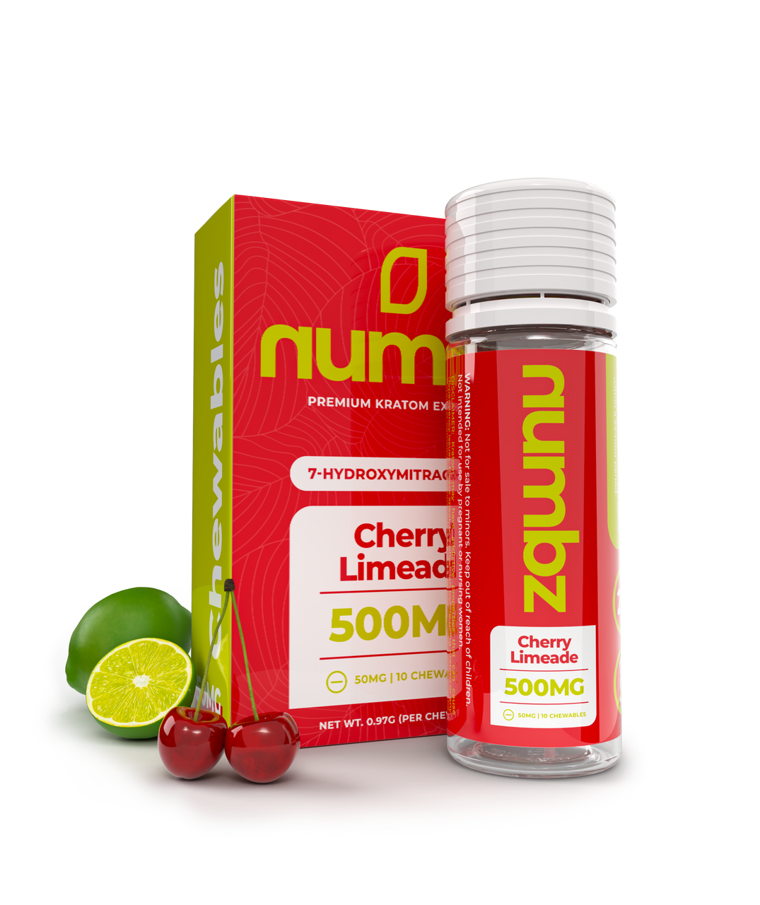 NUMBZ 10/500MG 1CT CHERRY LEMONADE