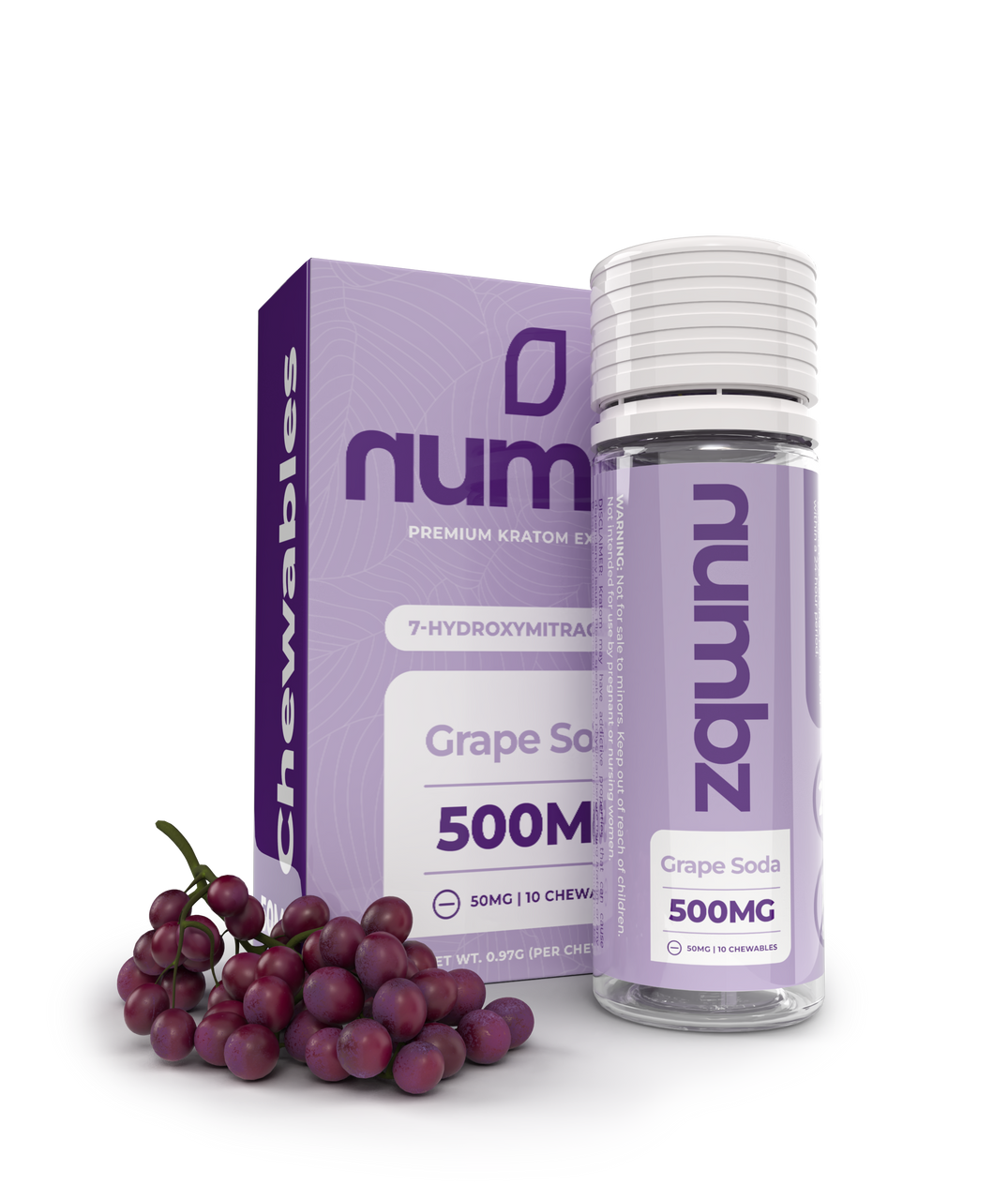 NUMBZ 10/500MG 1CT GRAPE SODA