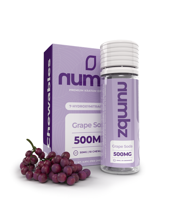 NUMBZ 10/500MG 1CT GRAPE SODA