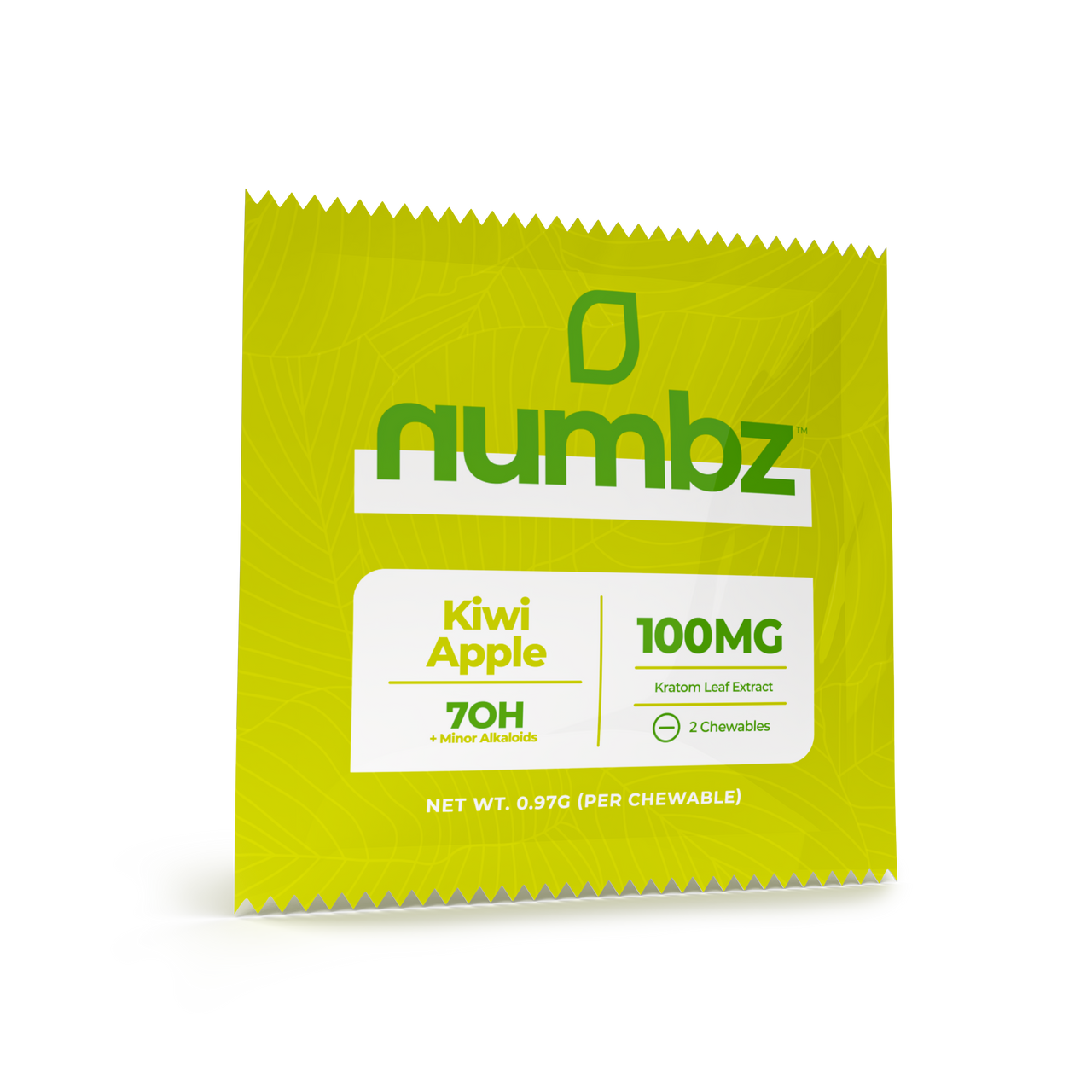 NUMBZ 7OH 2PK/100MG 20CT KIWI