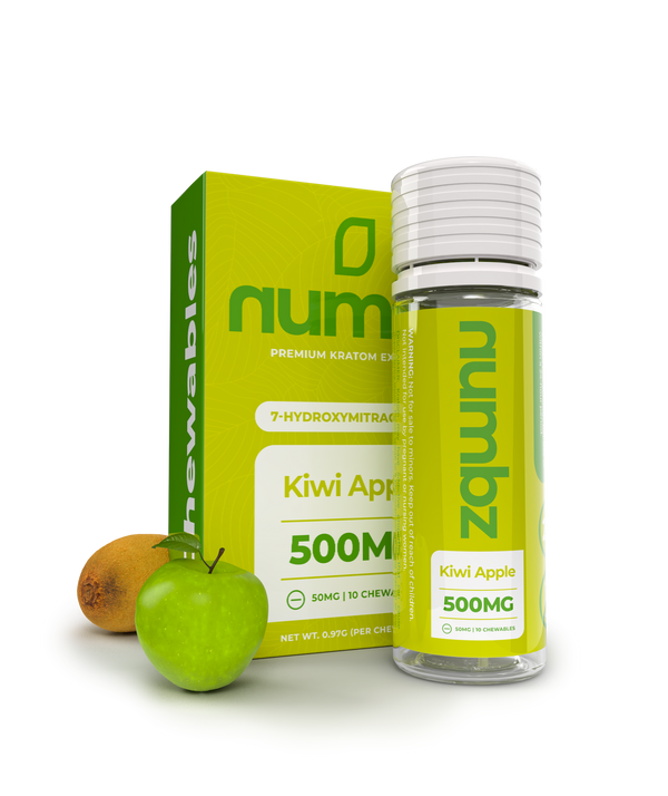 NUMBZ 10/500MG 1CT KIWI APPLE