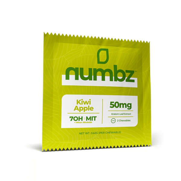NUMBZ 7OH 2PK/50MG 20CT KIWI  APPLE