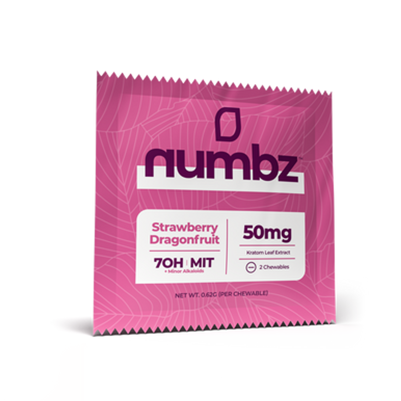 NUMBZ 7OH 2PK/50MG 20CT STRAW DRAGON