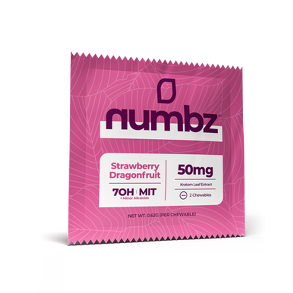 NUMBZ 7OH 2PK/50MG 20CT STRAW DRAGON