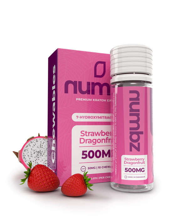 NUMBZ 10/500MG 1CT STRAWBERRY