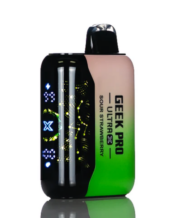 GEEK PRO ULTRA 45K PUFFS DISPOSABLE SOUR STRAWBERRY