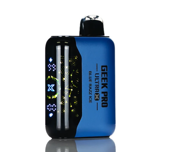 GEEK PRO ULTRA 45K PUFFS DISPOSABLE BLUE RAZZ ICE