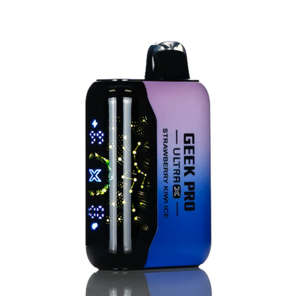 GEEK PRO ULTRA 45K PUFFS DISPOSABLE STRAWBERRY KIWI ICE