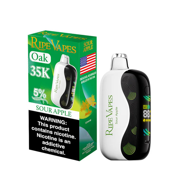 RIPE VAPES 35K PUFF 5CT SOUR APPLE