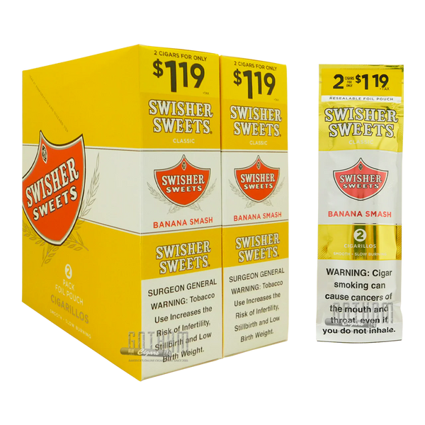 SWISHER SWEET 2/$1.19 30CT/2PK BANANA SMASH