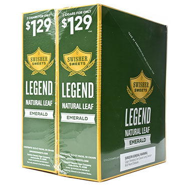 SWISHER SWEET LEGEND 30/2PK 2/$1.29 EMERALD