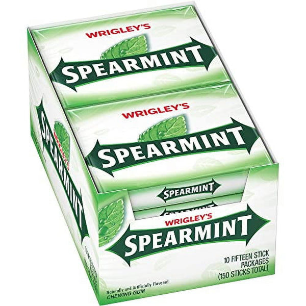 WRIGLEYS SPEARMINT SLIM 10CT|15STICKS