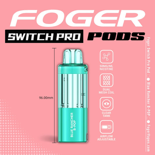 Foger Pod 30k 5ct Blue Rancher B-POP