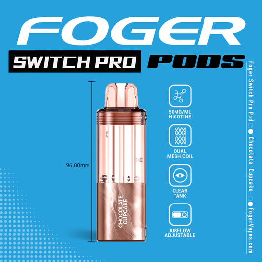 Foger Pod 30k 5ct Chocolate Cupcake