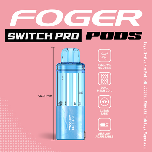 Foger Pod 30k 5ct Coconut Cupcake
